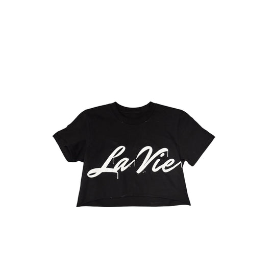 La Vie Crop Top baby Tee