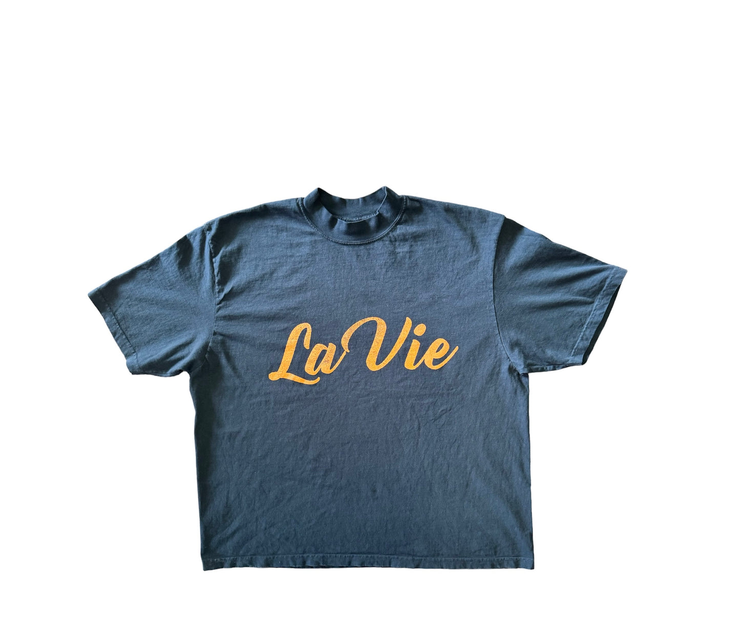 La Vie Dove Box T-shirt black/orange