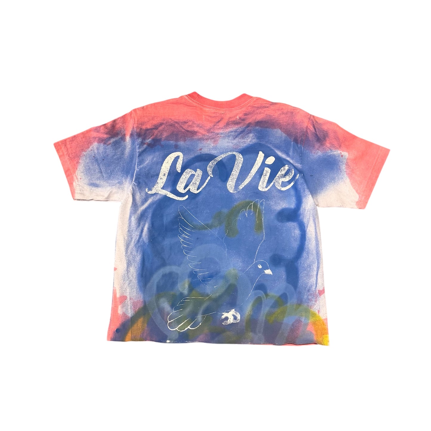 La Vie Graffiti Picture Painting Tee